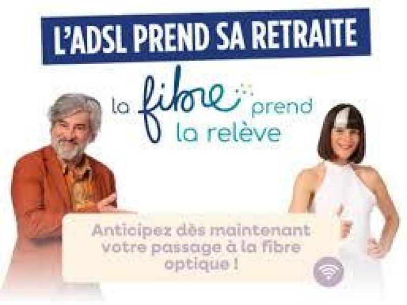 L'ADSL prend sa retraite, la FIBRE prend la relève